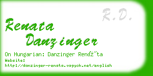 renata danzinger business card